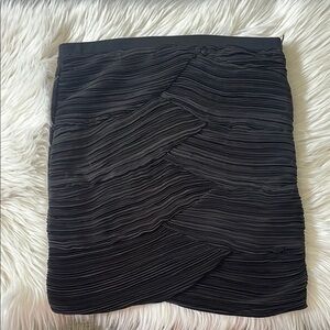 Elegant Black Pleated Skirt